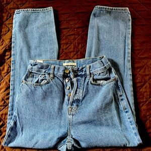 PacSun Size 25 High Rise Straight Button Fly